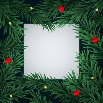 Merry Christmas and New Year Background. Vector Illustration EPS10
