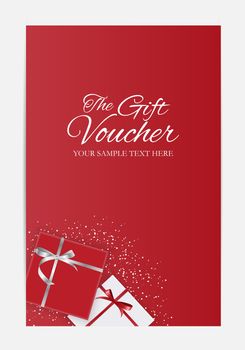 Gift Voucher Template For Your Business. Vector Illustration EPS10