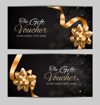 Luxury Members, Gift Card Template for your Business Vector Illustration EPS10