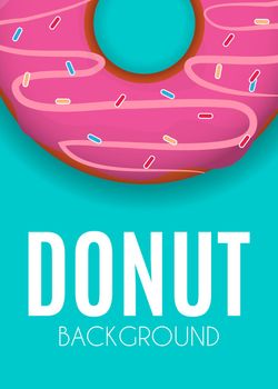 Abstract Donut Background Vector Illustration EPS10