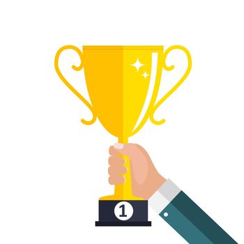 Gold cup prize trophy winner Icon