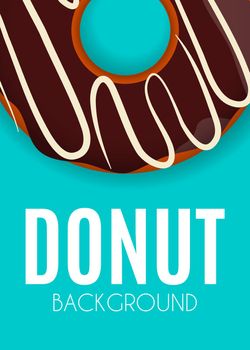 Abstract Donut Background Vector Illustration EPS10