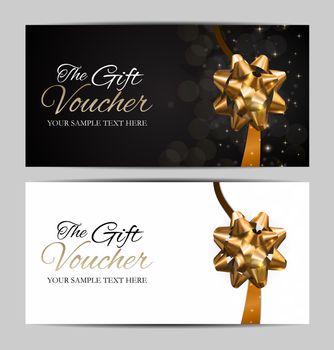 Luxury Members, Gift Card Template for your Business Vector Illustration EPS10