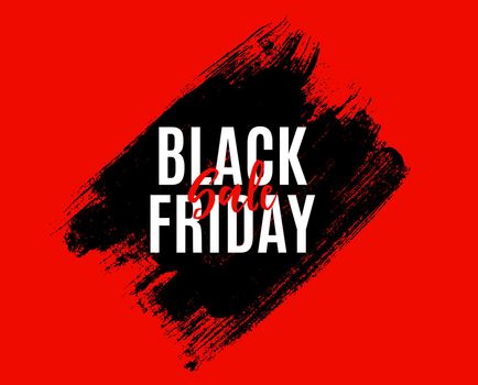 Black Friday Sale Banner Template. Vector Illustration EPS10