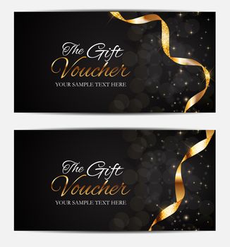 Luxury Members, Gift Card Template for your Business Vector Illustration EPS10