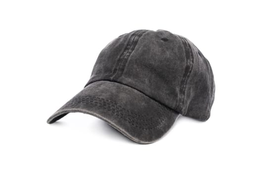 Male baseball cap isolated on white background