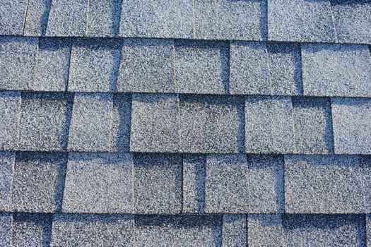 Home Remodeling New Roof Gray Shingles Texture . High quality photo