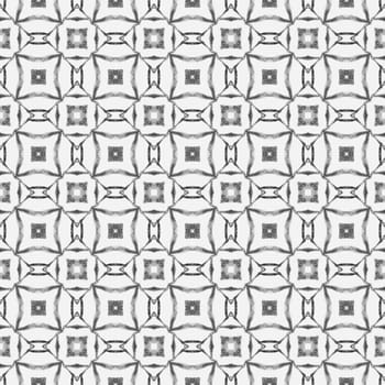 Summer exotic seamless border. Black and white beautiful boho chic summer design. Exotic seamless pattern. Textile ready terrific print, swimwear fabric, wallpaper, wrapping.