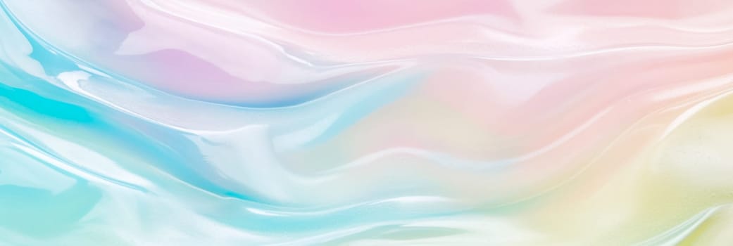 Abstract oil or watercolor paint texture on canvas, background in pastel colors. Abstract colorful background in pink, blue abd yellow.