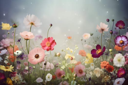 color background day blossom design wallpaper pastel concept nature mother texture valentine bokeh floral spring vintage flower abstract watercolor peonies romance. Generative AI.