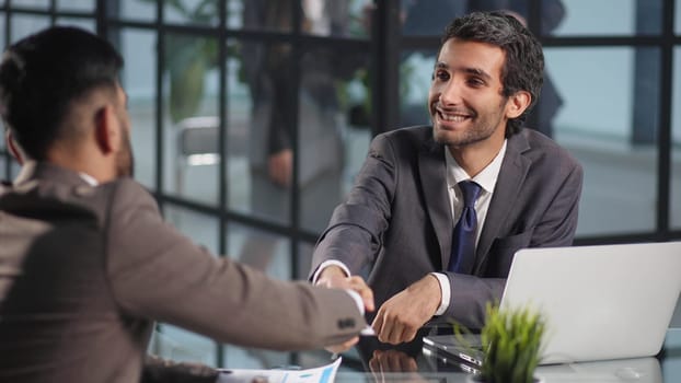 Business people in the office at the meeting