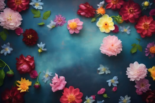background color soft watercolor peonies nature spring beauty pattern flower petal happy romantic love festive concept design blossom beautiful pastel valentine. Generative AI.