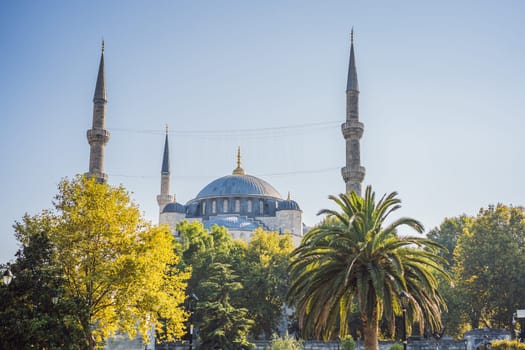 The Blue Mosque, Sultanahmet Camii, Istanbul, Turkey.