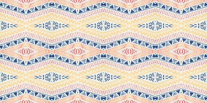 American native ornament. Hand drawn ethnic design for textile. Mexican motif print. American native background. Seamless tribal pattern. Grunge maya texture. American native ornament.
