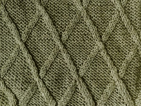 Knitting Texture. Abstract Woven Fabric. Handmade Winter Pullover. Closeup Knitted Texture. Weave Thread. Scandinavian Xmas Jumper. Soft Plaid Embroidery. Macro Knitted Background.