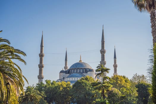 The Blue Mosque, Sultanahmet Camii, Istanbul, Turkey.