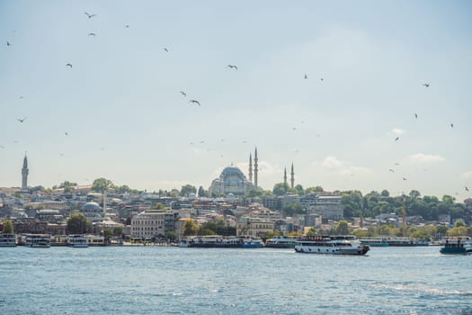Yeni Cami New Mosque in Eminonu Istanbul, Turkey.