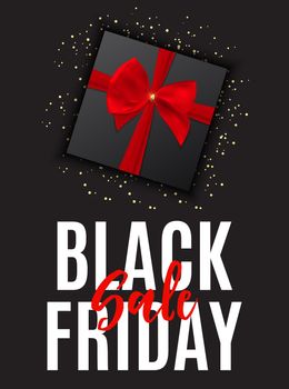 Black Friday Sale Banner Template. Vector Illustration EPS10