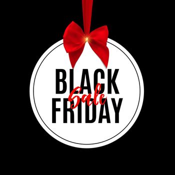 Black Friday Sale Banner Template. Vector Illustration EPS10