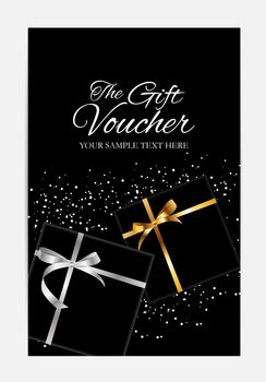 Gift Voucher Template For Your Business. Vector Illustration EPS10