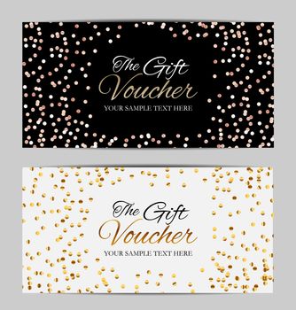 Luxury Members, Gift Card Template for your Business Vector Illustration EPS10