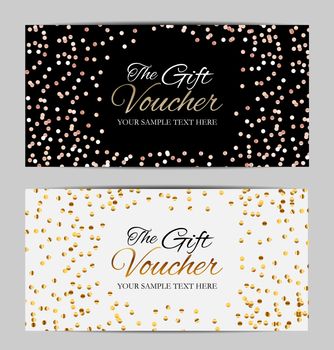 Luxury Members, Gift Card Template for your Business Vector Illustration EPS10