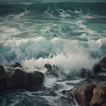 waves in the ocean. High quality photo
