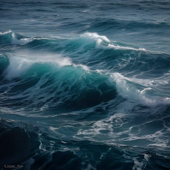 waves in the ocean. High quality photo