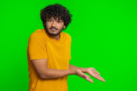 Man raising hands asking what why reason of failure, demonstrating disbelief irritation by troubles trendy social media meme anti lifehacks ridicules people who complicate simple tasks for no reason