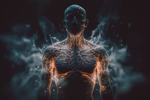 Oncology. Cancer cells. Chemotherapy. Portrait patient feels optimistic, supports sick people, volunteers. Faith in the future. Fighting to win. Treatment and recovery. .