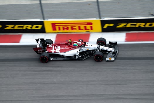 SOCHI, RUSSIA - 29 September 2019: Race Start at Formula 1 Grand Prix of Russia 2019. High quality photo