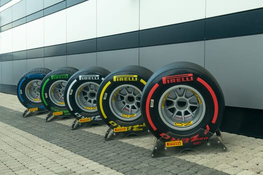 SOCHI, RUSSIA - 29 September 2019: Race Start at Formula 1 Grand Prix of Russia 2019. High quality photo