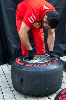 SOCHI, RUSSIA - 29 September 2019: Race Start at Formula 1 Grand Prix of Russia 2019. High quality photo