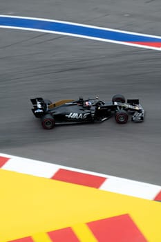 SOCHI, RUSSIA - 29 September 2019: Race Start at Formula 1 Grand Prix of Russia 2019. High quality photo