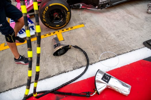 SOCHI, RUSSIA - 29 September 2019: Race Start at Formula 1 Grand Prix of Russia 2019. High quality photo