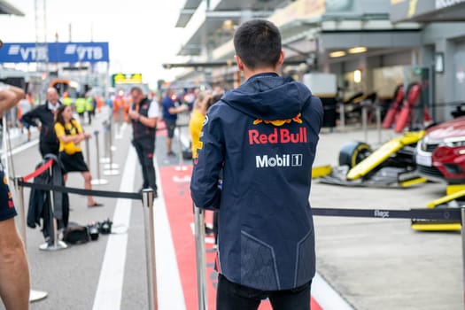 SOCHI, RUSSIA - 29 September 2019: Race Start at Formula 1 Grand Prix of Russia 2019. High quality photo