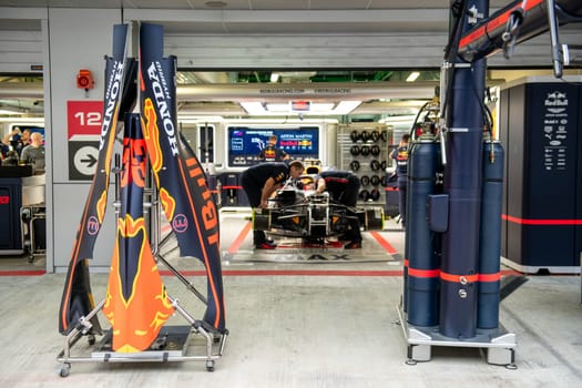 SOCHI, RUSSIA - 29 September 2019: Race Start at Formula 1 Grand Prix of Russia 2019. High quality photo