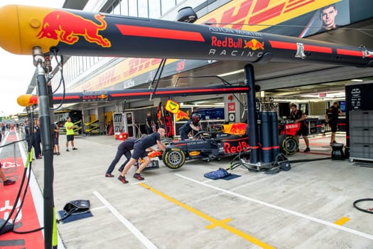 SOCHI, RUSSIA - 29 September 2019: Race Start at Formula 1 Grand Prix of Russia 2019. High quality photo