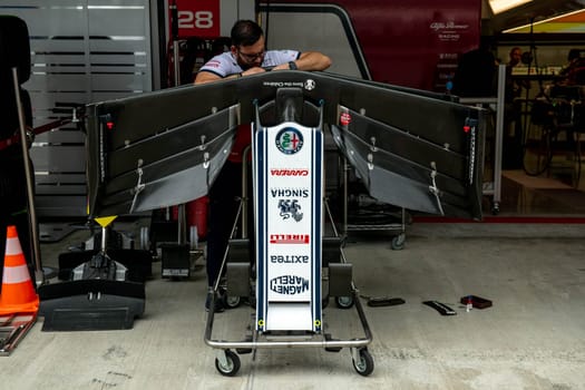 SOCHI, RUSSIA - 29 September 2019: Race Start at Formula 1 Grand Prix of Russia 2019. High quality photo