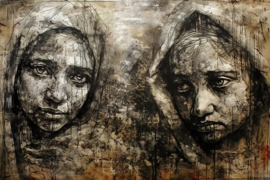 Refugee. Due to war, climate change, and global political issues, the refugee problem is gaining momentum. Hungry children, migrate to Europe, humanitarian demographic catastrophe. Crisis.