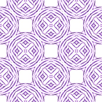 Striped hand drawn design. Purple ravishing boho chic summer design. Textile ready fetching print, swimwear fabric, wallpaper, wrapping. Repeating striped hand drawn border.