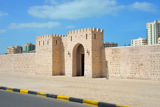 Arab Street in the old part of Sharjah, UAE