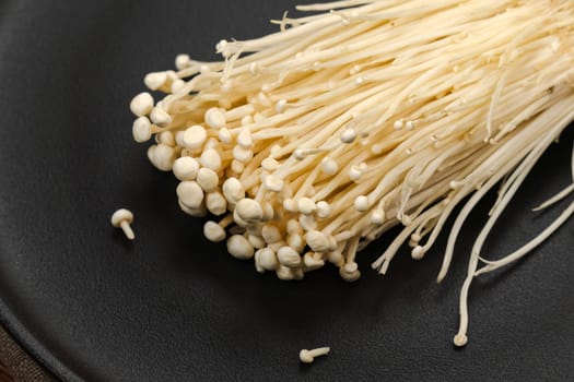 Enoki mushroom, Golden needle mushroom, used i food and salads.