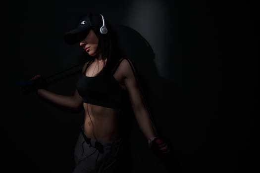 beautiful cute sports girl, fitness model, gym trainer, brutal, muscular athletic, bodybuilding lady sexy working out training pumping up muscles gaining weight and poses. healthy lifestyle
