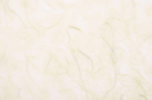 Yellow Brown Feathery Pattern Mulberry Paper Texture Background