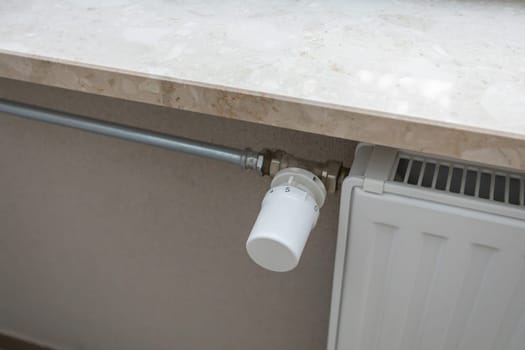 Mount the thermostatic head on the inlet to the panel radiator. Automatic regulation of heating in rooms.