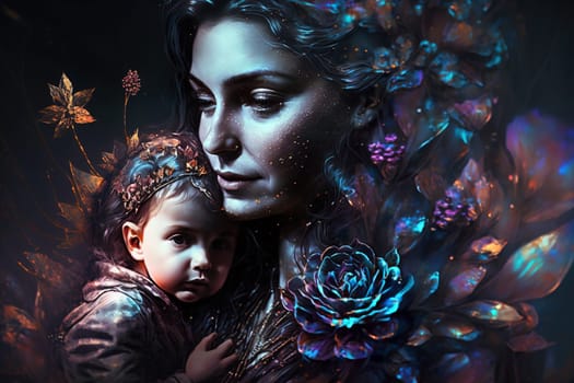 Happy mother's day. One of the most important events, the relationship between parents and their children, care and responsibility, love and devotion, child and adult, pregnancy. mother.