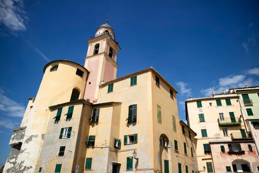 Photographic documentation of the catholic church of Camogli Liguria Italy 