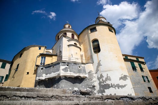 Photographic documentation of the catholic church of Camogli Liguria Italy 