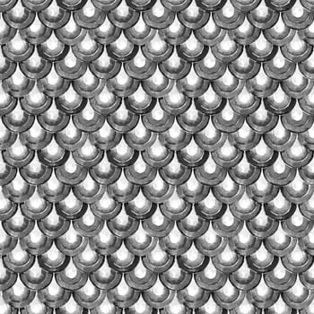 Japanese seamless pattern with scales. Geometric pattern. Fish scale pattern.